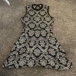 Black and white dress